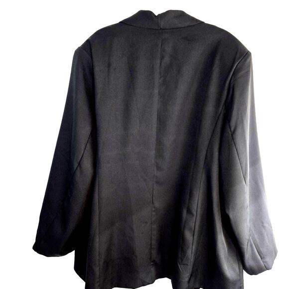 Shein Curve Women's Blazer 4XL 4X 4 X Black Open Plus Size 26W 28W Coat Jacket - Picture 7 of 8
